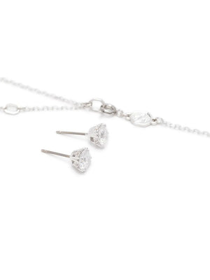 Constella round-cut earrings