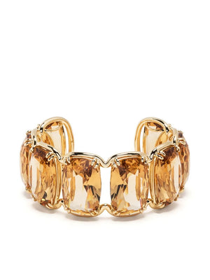 Harmonia floating-crystals cuff bracelet