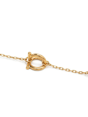 Gancini-charm rolo-chain necklace