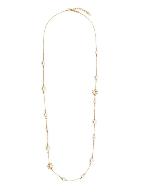 Gancini-charm rolo-chain necklace