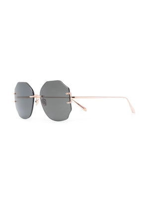 Lisette geometric-frame sunglasses
