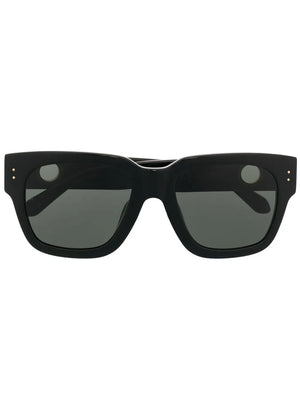 Amber oversized-frame sunglasses