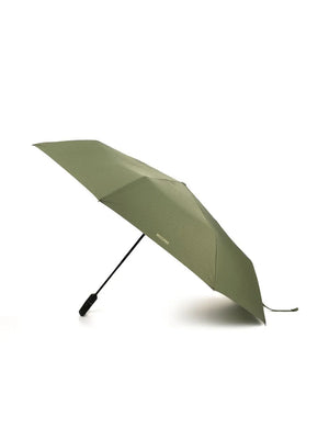logo-print pinstripe umbrella 