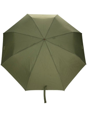 logo-print pinstripe umbrella 