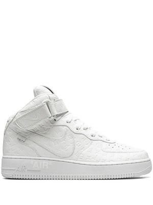 x Louis Vuitton x Virgil Abloh Air Force 1 Mid "White/White" sneakers