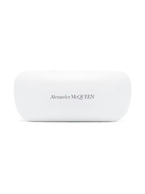 logo-print rectangle sunglasses