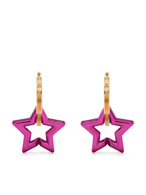 Greca star-shaped drop earrings