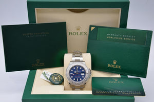 Rolex | Yacht-Master | 126622 blue | Platinum | 40 mm | Steel | Blue | Automatic