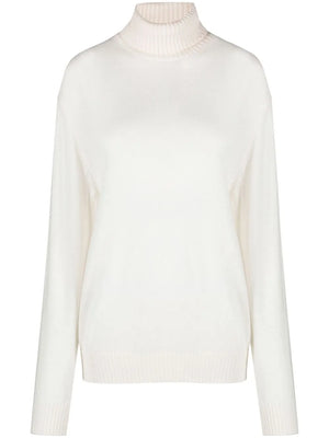 roll-neck wool jumper