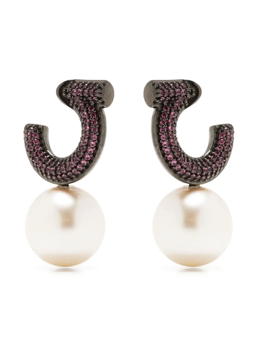 pearl drop earrings
