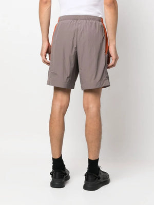 colour-block track shorts