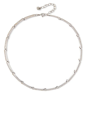 1990s Swarovski crystal-embellished necklace