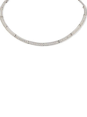 1990s Swarovski crystal-embellished necklace