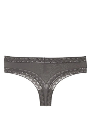 Gabby zigzag-trim Brazilian briefs