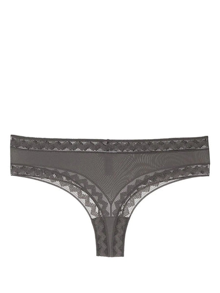 Gabby zigzag-trim Brazilian briefs