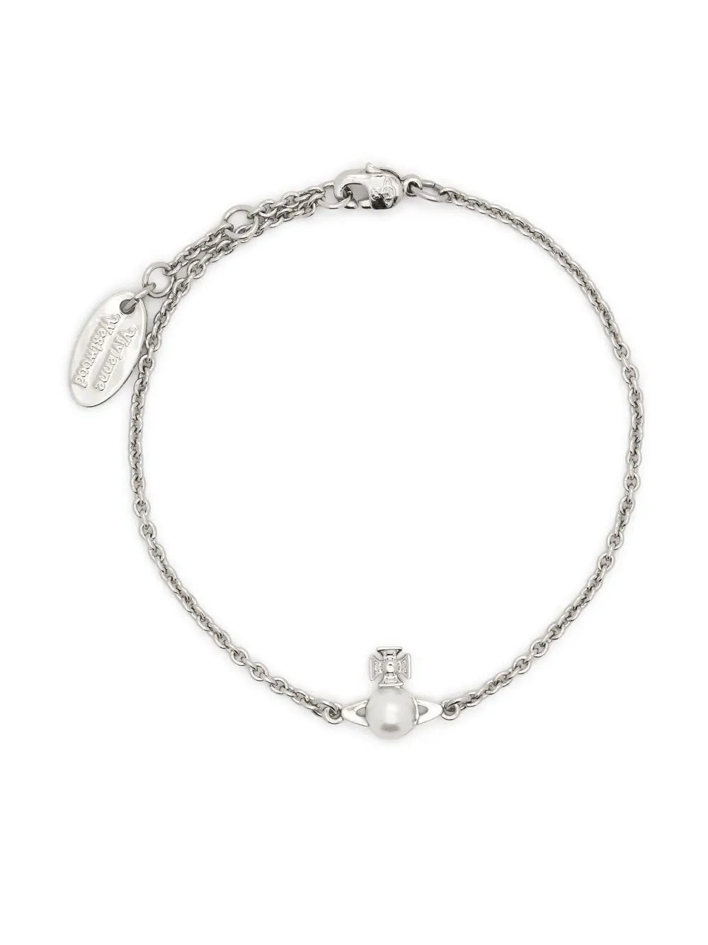 Orb-plaque detail bracelet