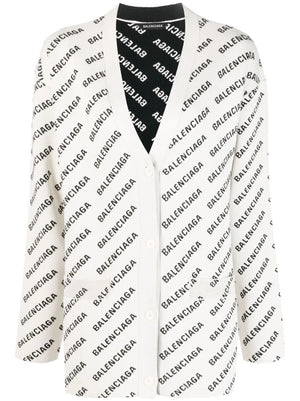 Mini Allover Logo cardigan