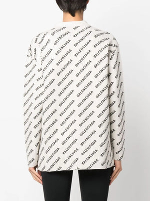 Mini Allover Logo cardigan