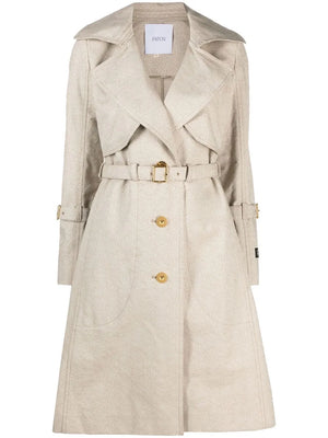 belted trench coat