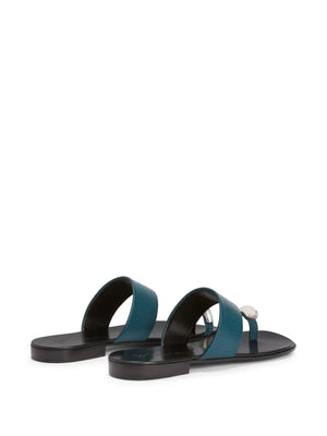 Norbert leather toe-loop sandals