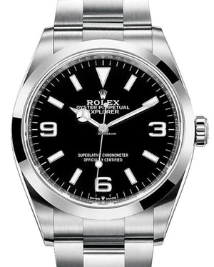 Rolex | Explorer | 124270 | Steel | 36 x 39 mm | Steel | Black | Automatic