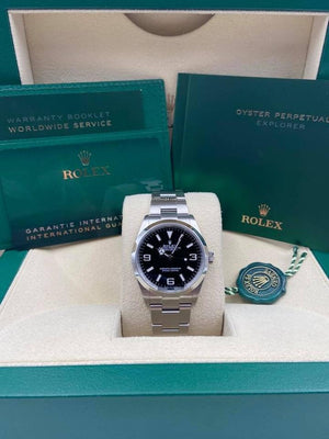 Rolex | Explorer | 124270 | Steel | 36 x 39 mm | Steel | Black | Automatic