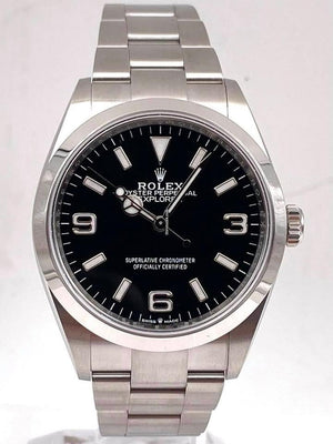 Rolex | Explorer | 124270 | Steel | 36 x 39 mm | Steel | Black | Automatic
