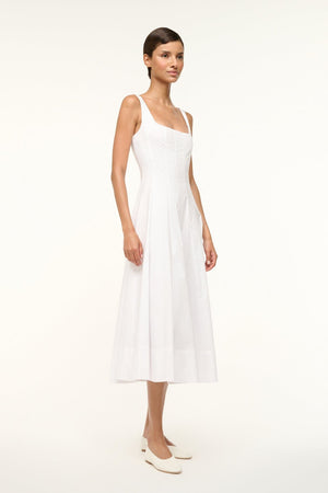 WELLS DRESS WHITE