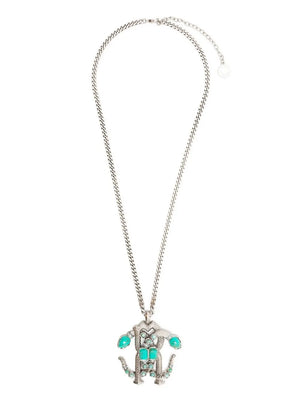 Mirror Snake pendant necklace