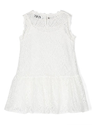 graphic-print sleeveless dress