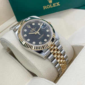 Rolex | Datejust | 126333-0006 | Gold/Steel | 41 mm | Gold/Steel | Black | Automatic