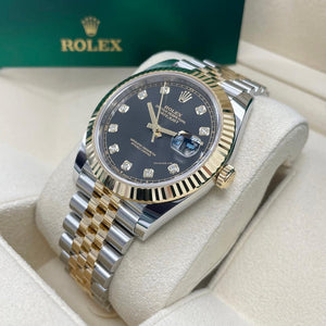 Rolex | Datejust | 126333-0006 | Gold/Steel | 41 mm | Gold/Steel | Black | Automatic