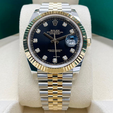 Rolex | Datejust | 126333-0006 | Gold/Steel | 41 mm | Gold/Steel | Black | Automatic