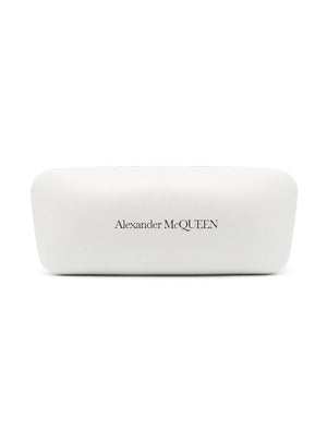 engraved-logo square sunglasses