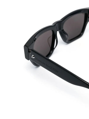 engraved-logo square sunglasses