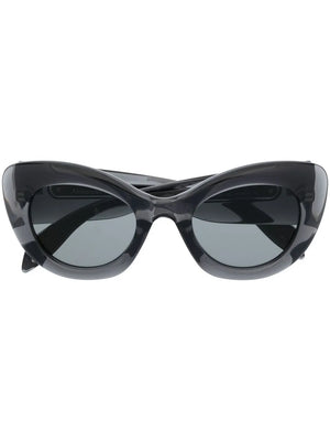 tinted-lenses cat-eye sunglasses