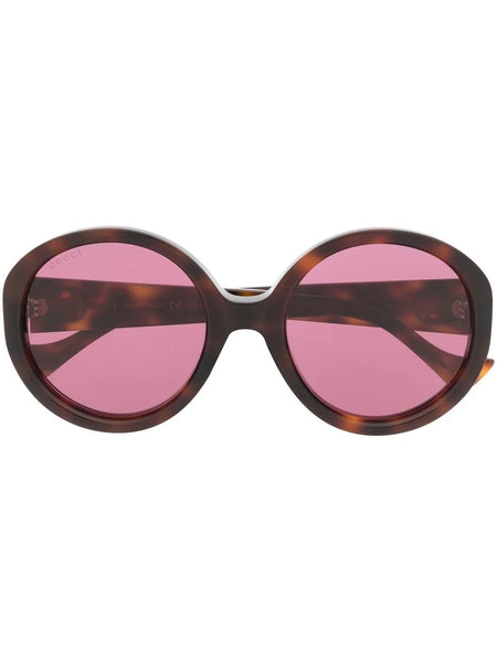 side logo-plaque detail sunglasses