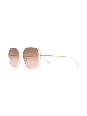 square-shaped gradient lenses sunglasses