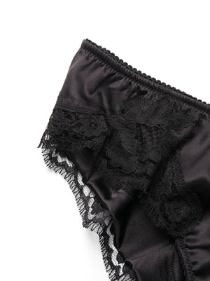 floral-lace briefs