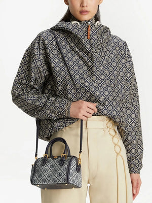 T Monogram barrel bag