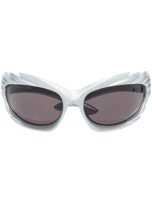 Spike rectangle-frame sunglasses