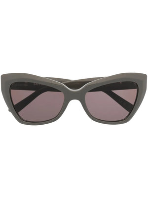 logo-plaque butterfly sunglasses