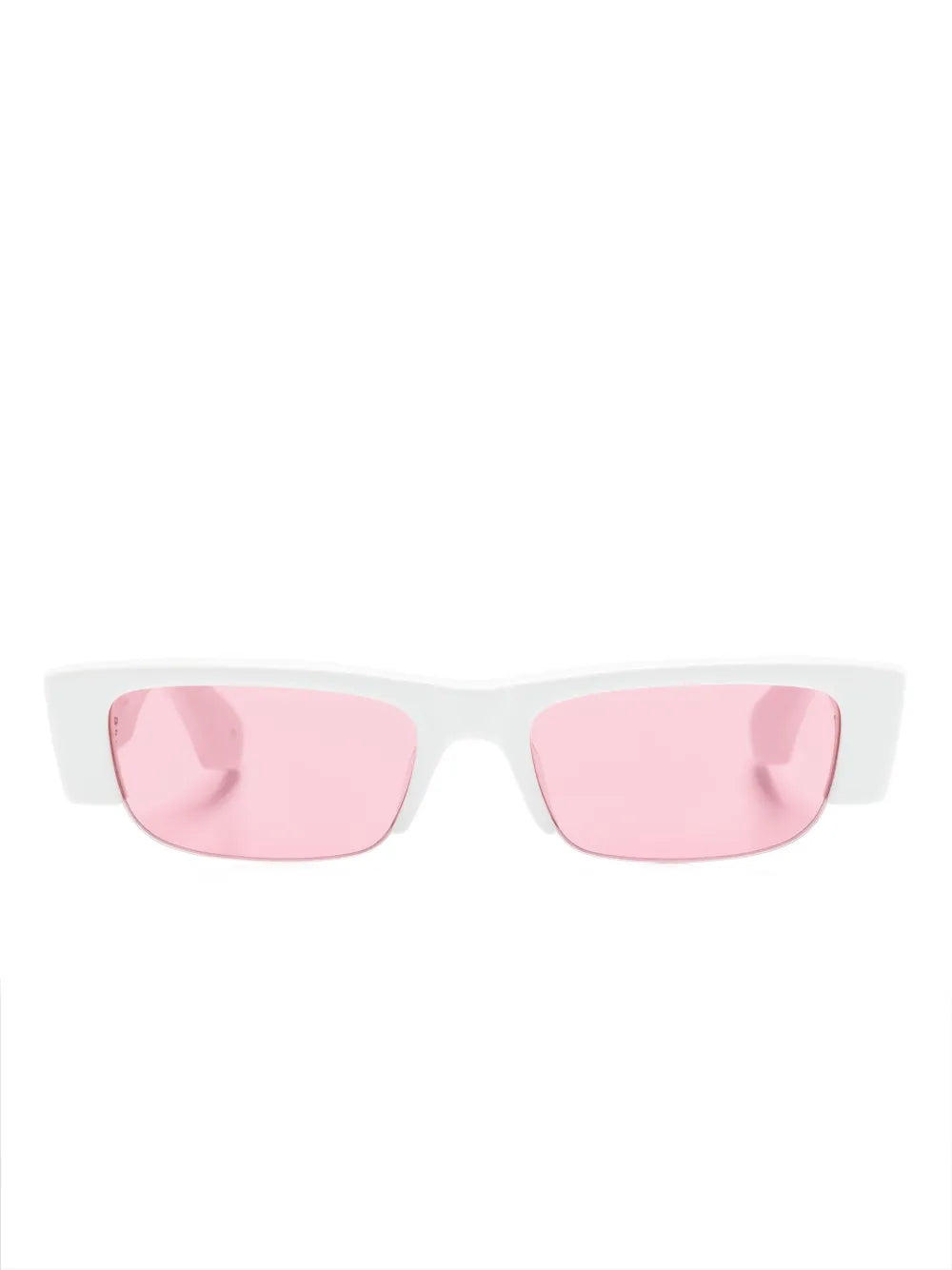 Graffiti slashed rectangle sunglasses