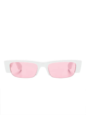 Graffiti slashed rectangle sunglasses