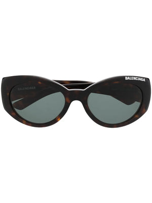 logo-print detail sunglasses