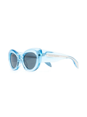 tinted-lenses cat-eye sunglasses