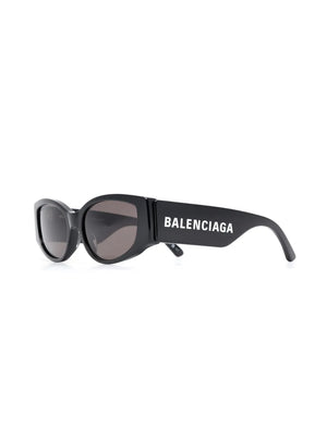 logo-print tinted-lenses sunglasses