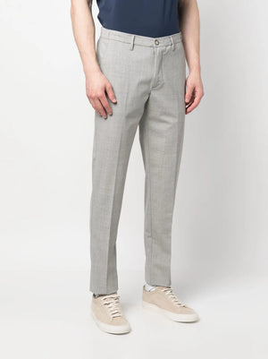 tapered-leg trousers