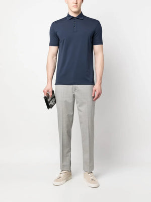 tapered-leg trousers