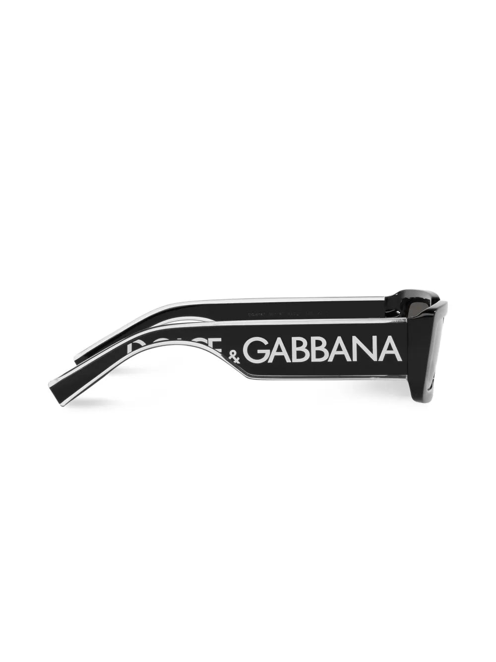 rectangular-frame logo-print sunglasses